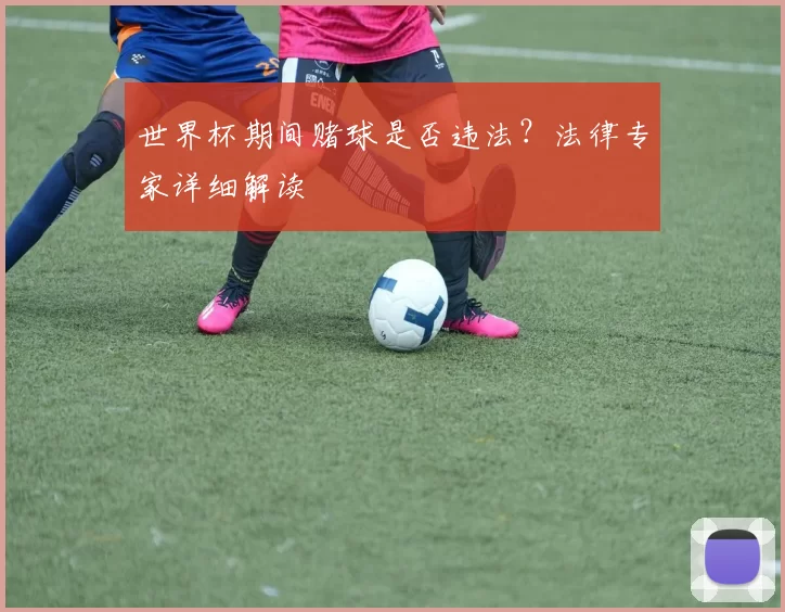 世界杯期间赌球是否违法?法律专家详细解读